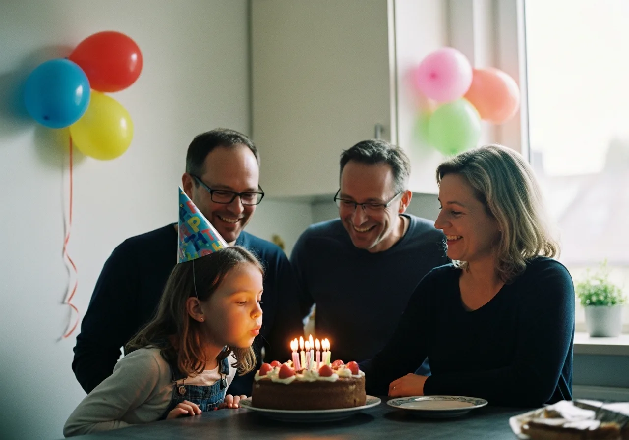 Eifersucht auf die Ex überwinden durch neue Rituale: Kindergeburtstag in der neuen Patchworkfamilie